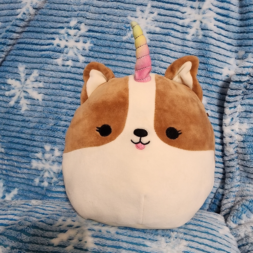 Like New Squishmallow Unicorn Dog